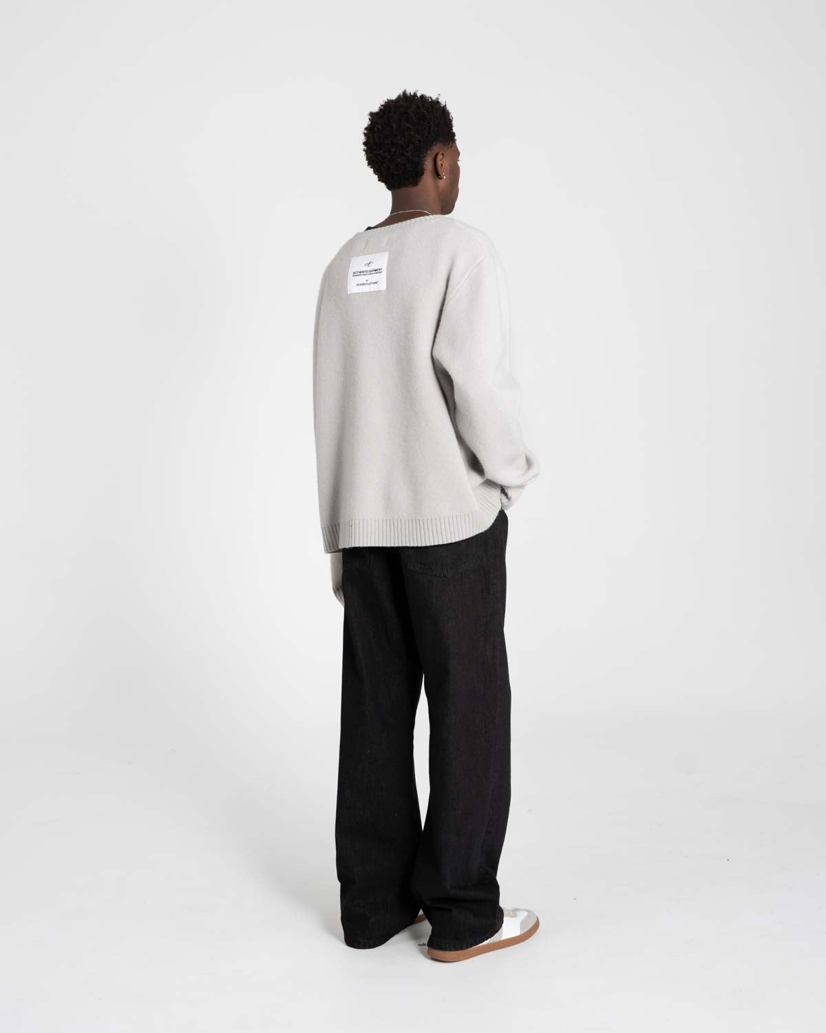 Baggy denim jeans black
